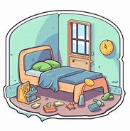 Gambar Kamar Tidur Berantakan Kartun